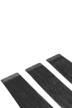 Remy Royale Double Drawn Tape Hair Extensions - Jet Black (#1)