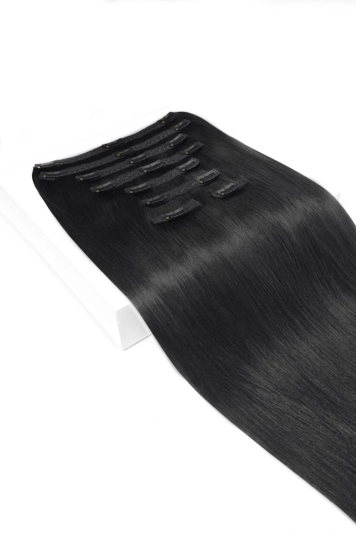 Jet Black (#1) Ultra-Volume Clip In Full Head Set (240-300G) - Image 3
