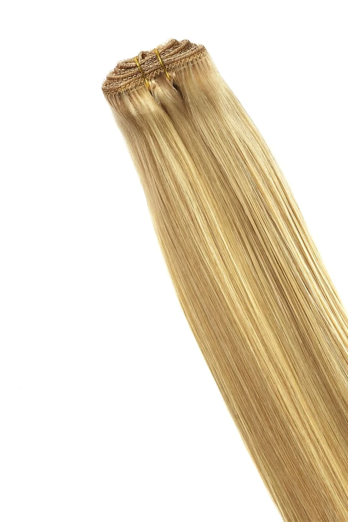 Natural Sandy Blonde (#12/16/613) Remy Royale Double Drawn Weave Extensions - Image 2