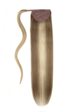 Iced Cappuccino (#14/22) Straight Up Wrap Around Ponytail Extension