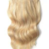 Double Wefted Full Head Remy Clip In Human Hair Extensions - Barbie Blonde (#16/60)