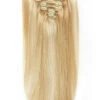 Barbie Blonde (#16/60) Full Head Remy Clip In Hair Extensions