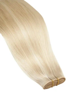 Barbie Blonde (#16/60) Remy Royale Flat Weft Hair Extensions