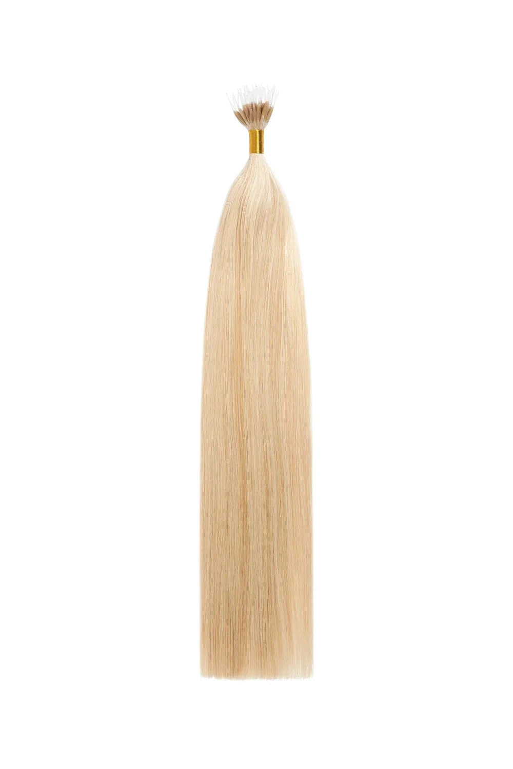 Barbie Blonde (#16/60) Remy Royale Nano Bond Hair Extensions - Image 2