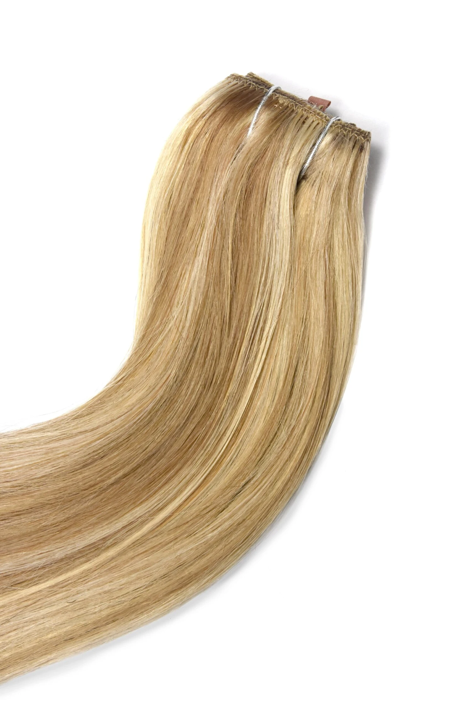 Biscuit Blondey (#18/613) Quad Weft Clip In One Piece Hair Extensions - Image 2