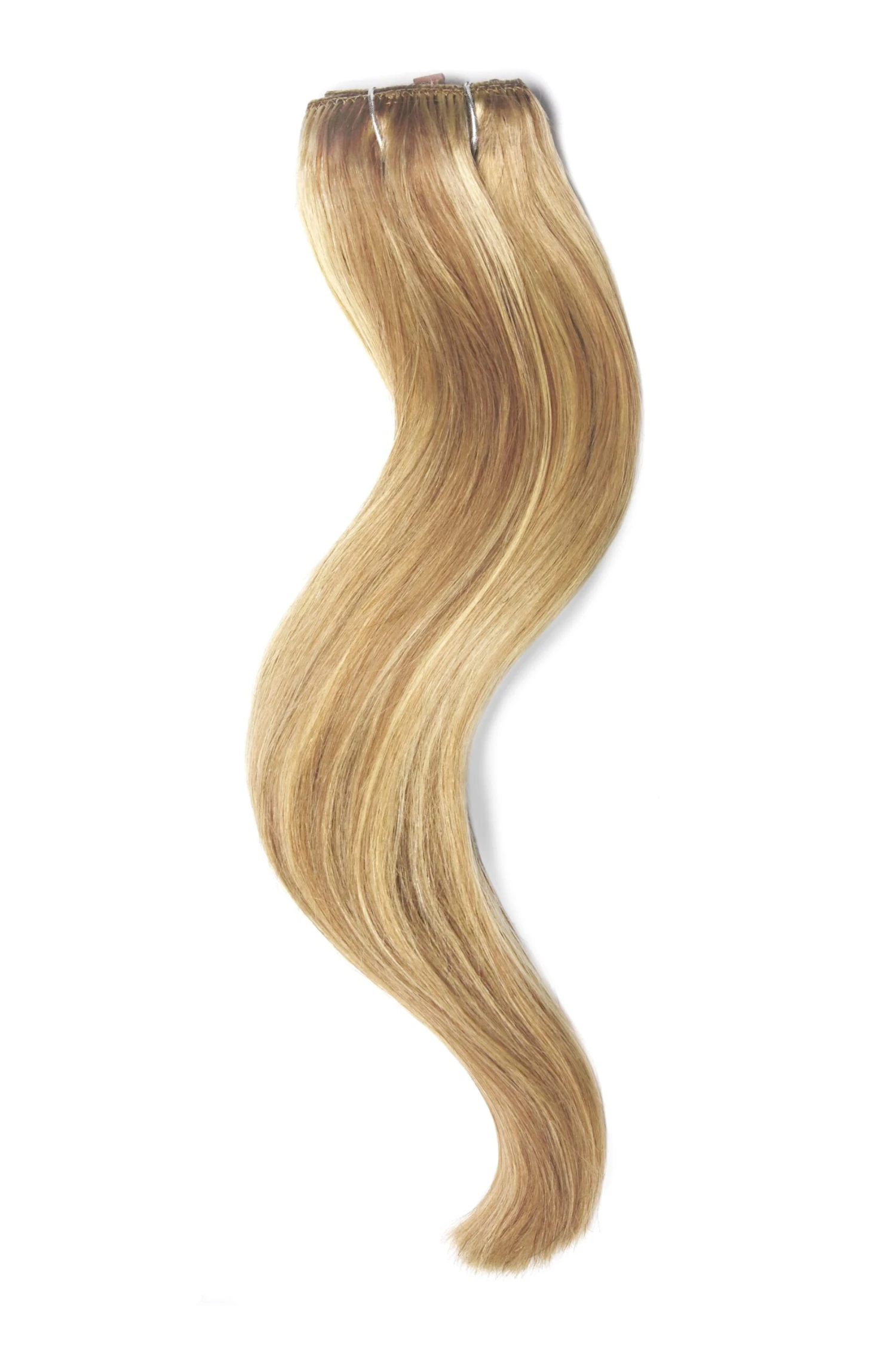 Biscuit Blondey (#18/613) Quad Weft Clip In One Piece Hair Extensions - Image 3
