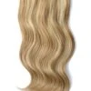 Double Wefted Full Head Remy Clip In Human Hair Extensions - Biscuit Blondey (#18/613)