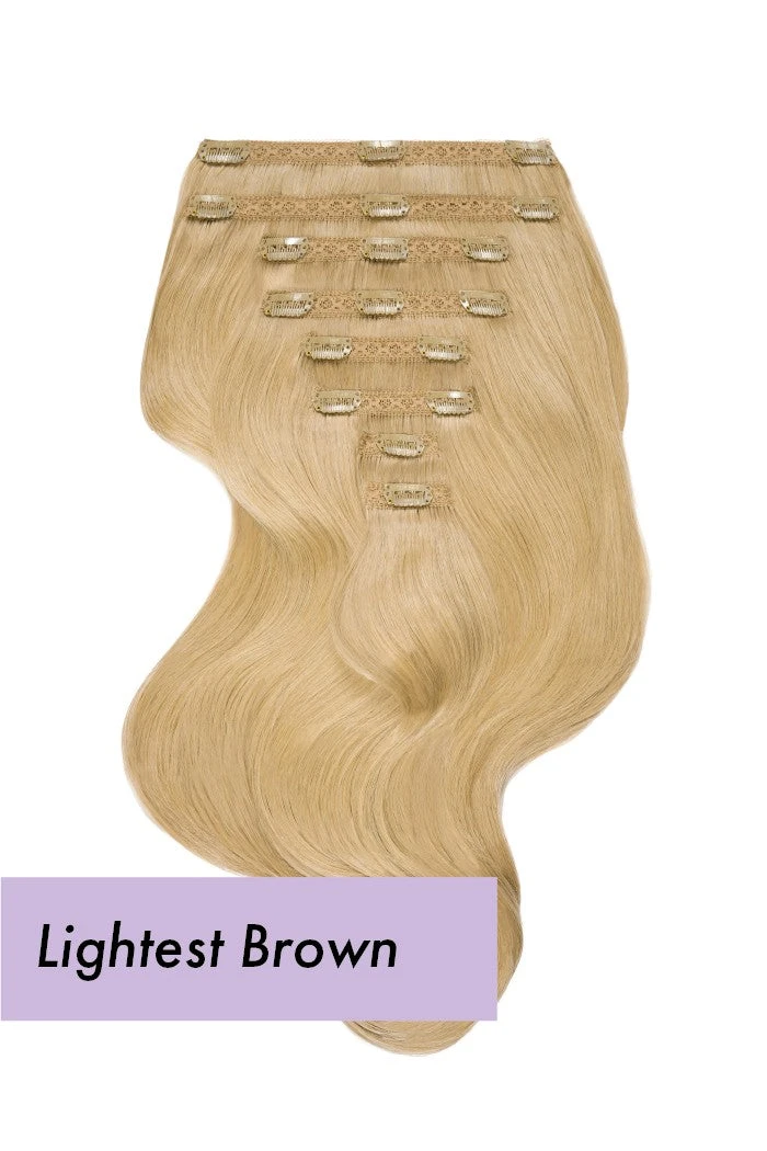 Lightest Brown (#18) Ultra-Volume Clip In Full Head Set (240-300G) - Image 2