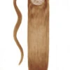Lightest Brown (#18) Straight Up Wrap Around Ponytail Extension