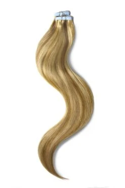 Natural Sandy Blonde (#12/16/613) Tape In Hair Extensions