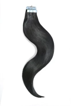 Jet Black (#1) Tape In Hair Extensions