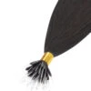Off/Natural Black (#1B) Remy Royale Nano Bond Hair Extensions