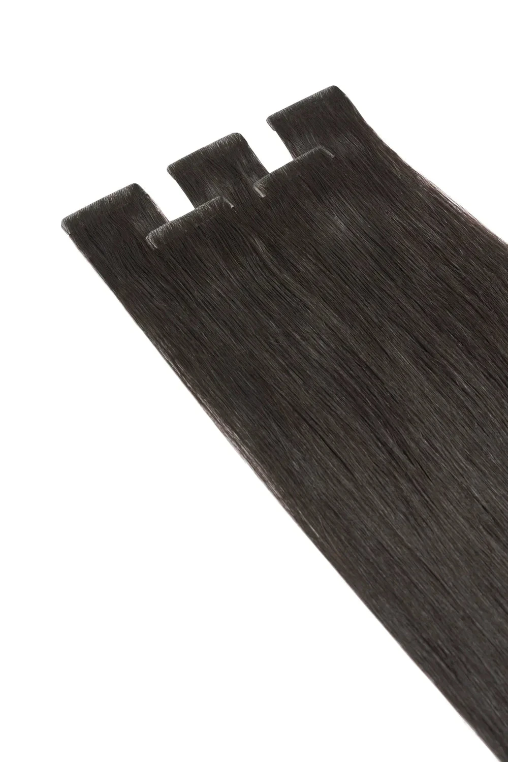 Off/Natural Black (#1B) Remy Royale Invisible Tape In Hair Extensions