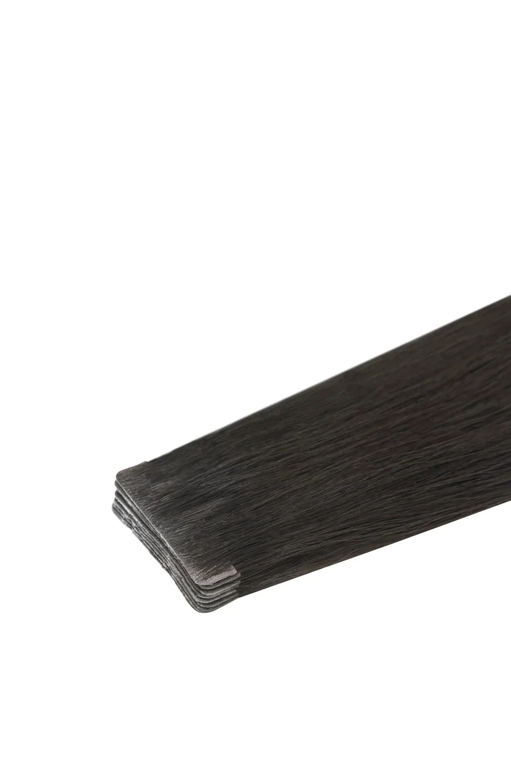 Off/Natural Black (#1B) Remy Royale Invisible Tape In Hair Extensions - Image 2