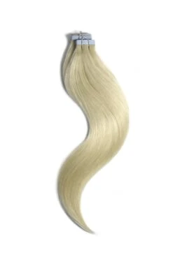 Ice Blonde Tape In Hair Extensions
