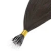 Darkest Brown (#2) Remy Royale Nano Bond Hair Extensions