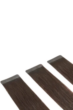 Remy Royale Double Drawn Tape Hair Extensions - Darkest Brown (#2)
