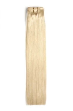 Remy Royale Double Drawn Human Hair Weft WeaveExtensions - Light Ash Blonde (#22)