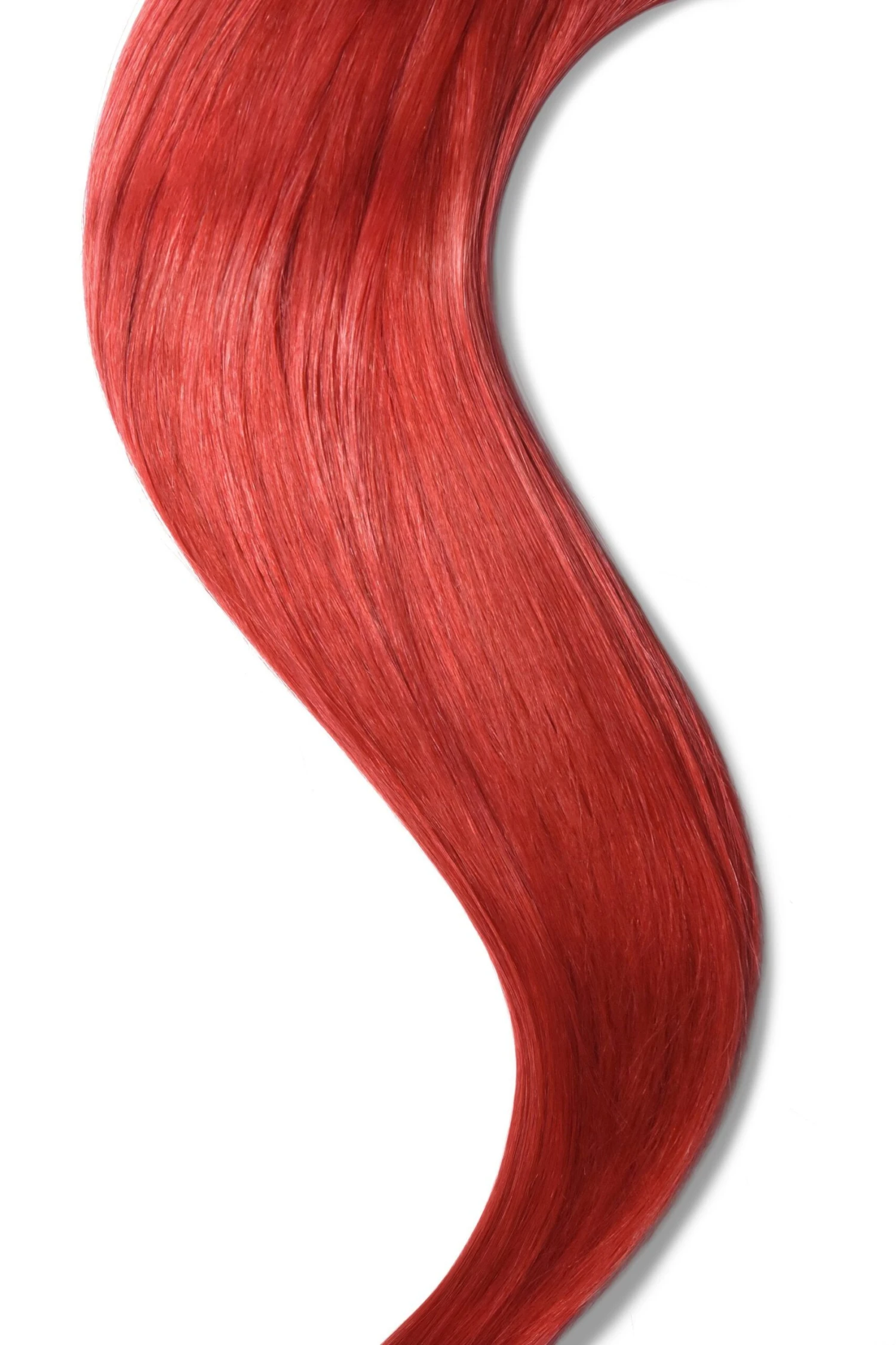 Bright Red Tape In Hair Extensions - Image 3