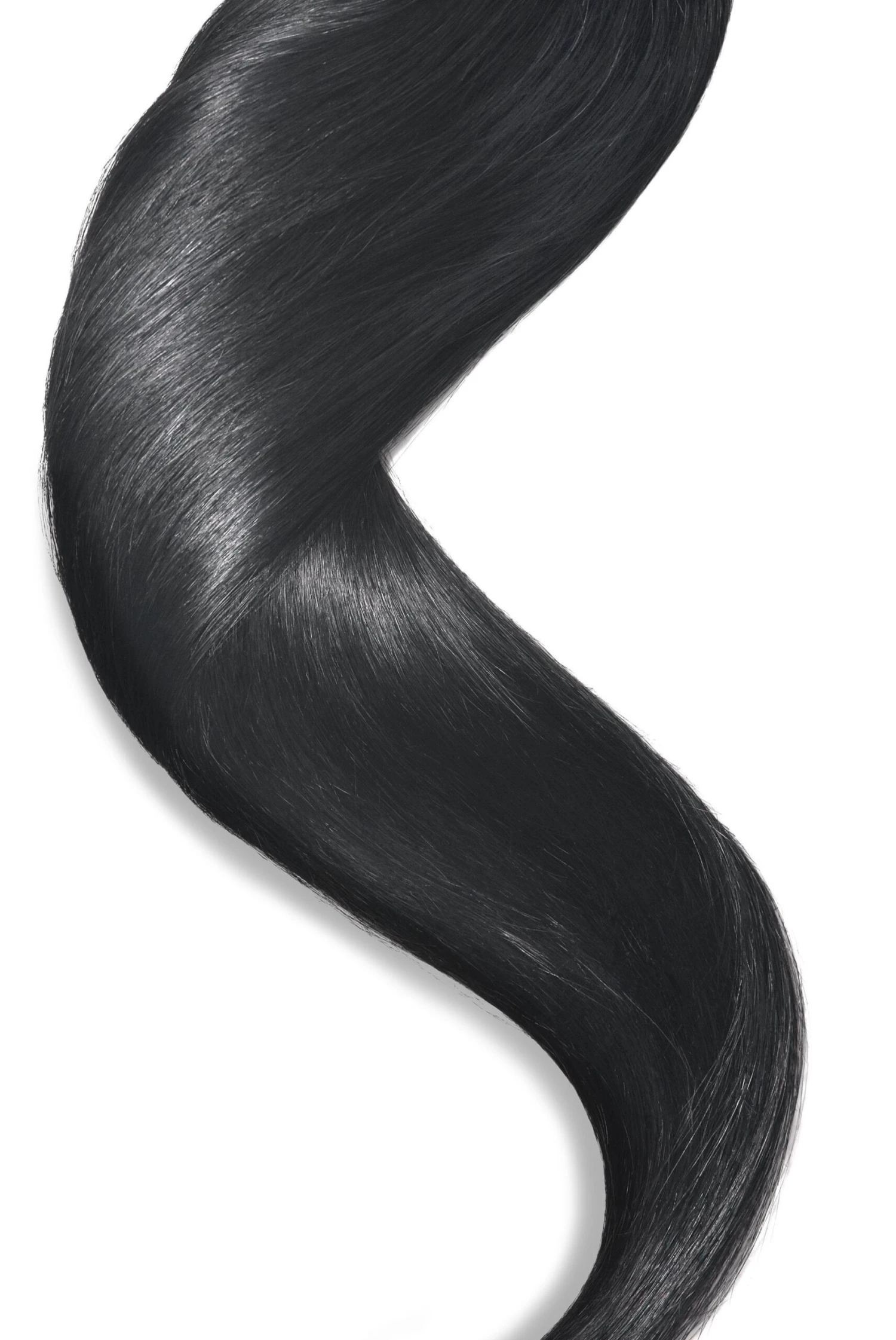 Jet Black (#1) Tape In Hair Extensions - Image 3