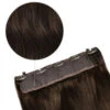 Dark Brown (#3) Supreme Quad Weft One Piece Clip In Hair Extensions
