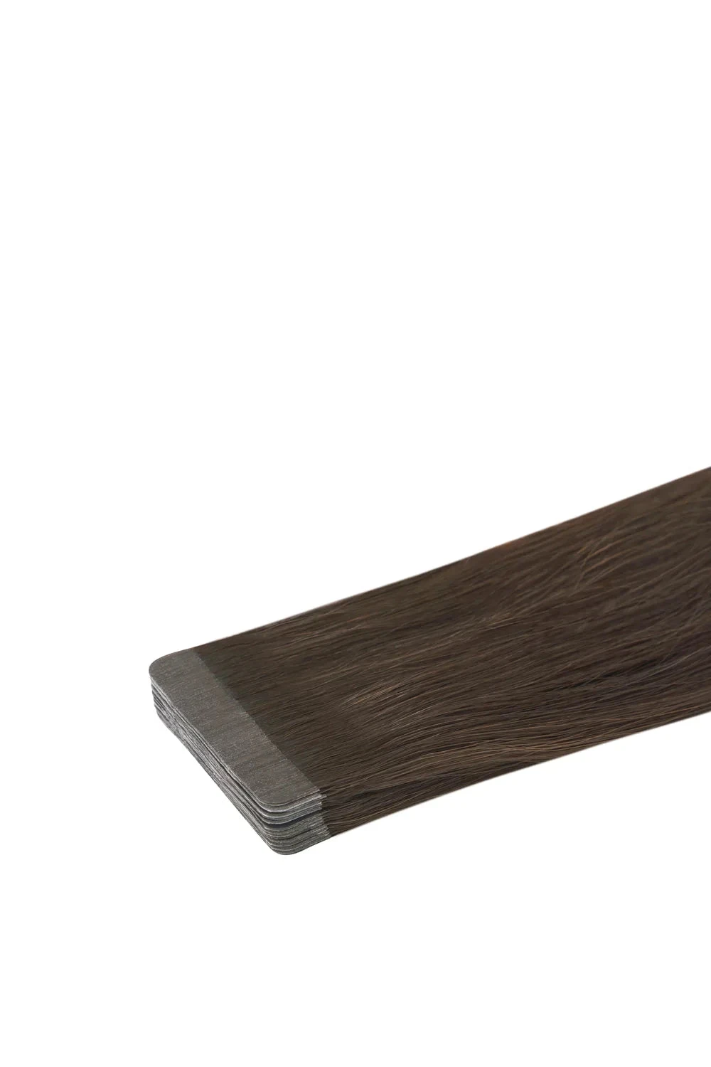 Remy Royale Double Drawn Tape Hair Extensions - Dark Brown (#3) - Image 2