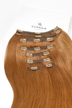 Light Auburn (#30) Ultra-Volume Clip In Full Head Set (240-300G)