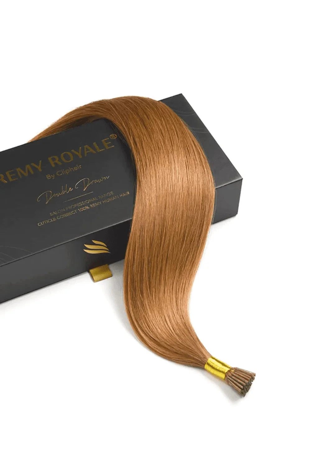 Autumn Spice (#30B) Remy Royal I-Tips Hair Extensions - Image 3