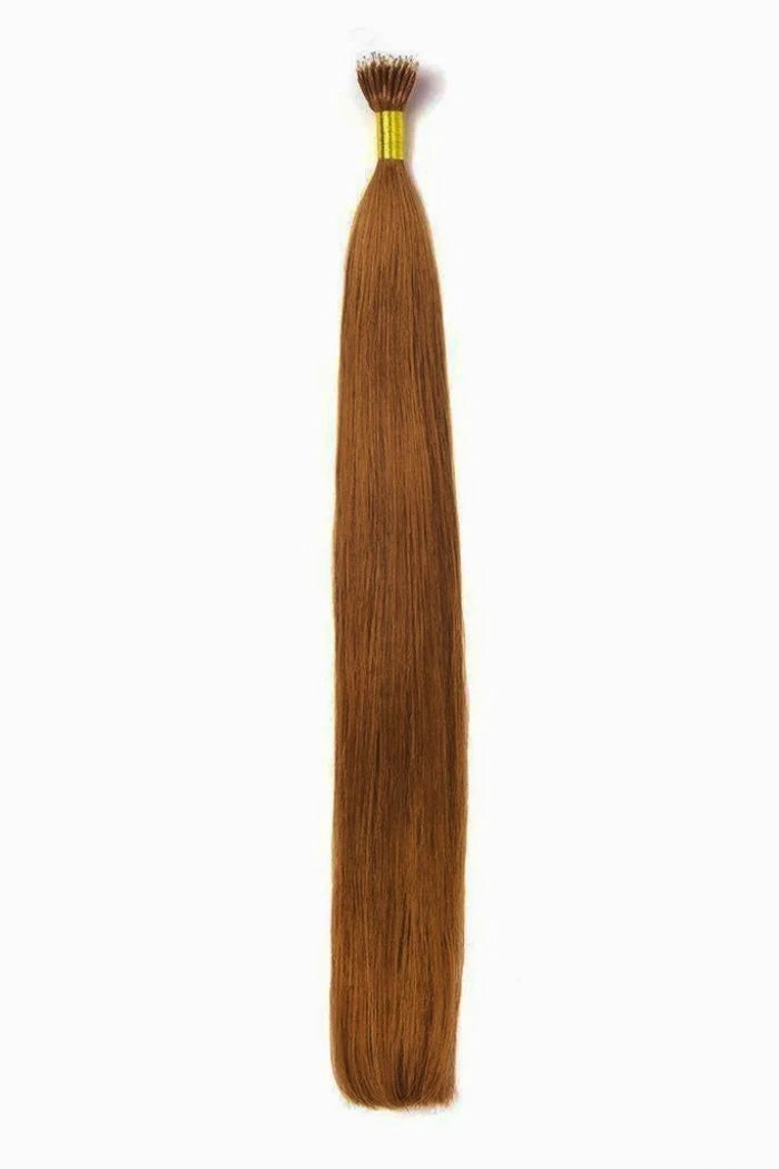 Dark Auburn/Copper Red (#33) Nano Ring Hair Extensions
