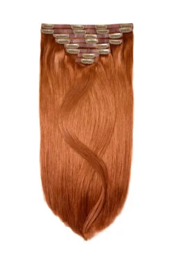 Cowgirl Copper (#350/33) Double Drawn Seamless Clip In Hair Extensions
