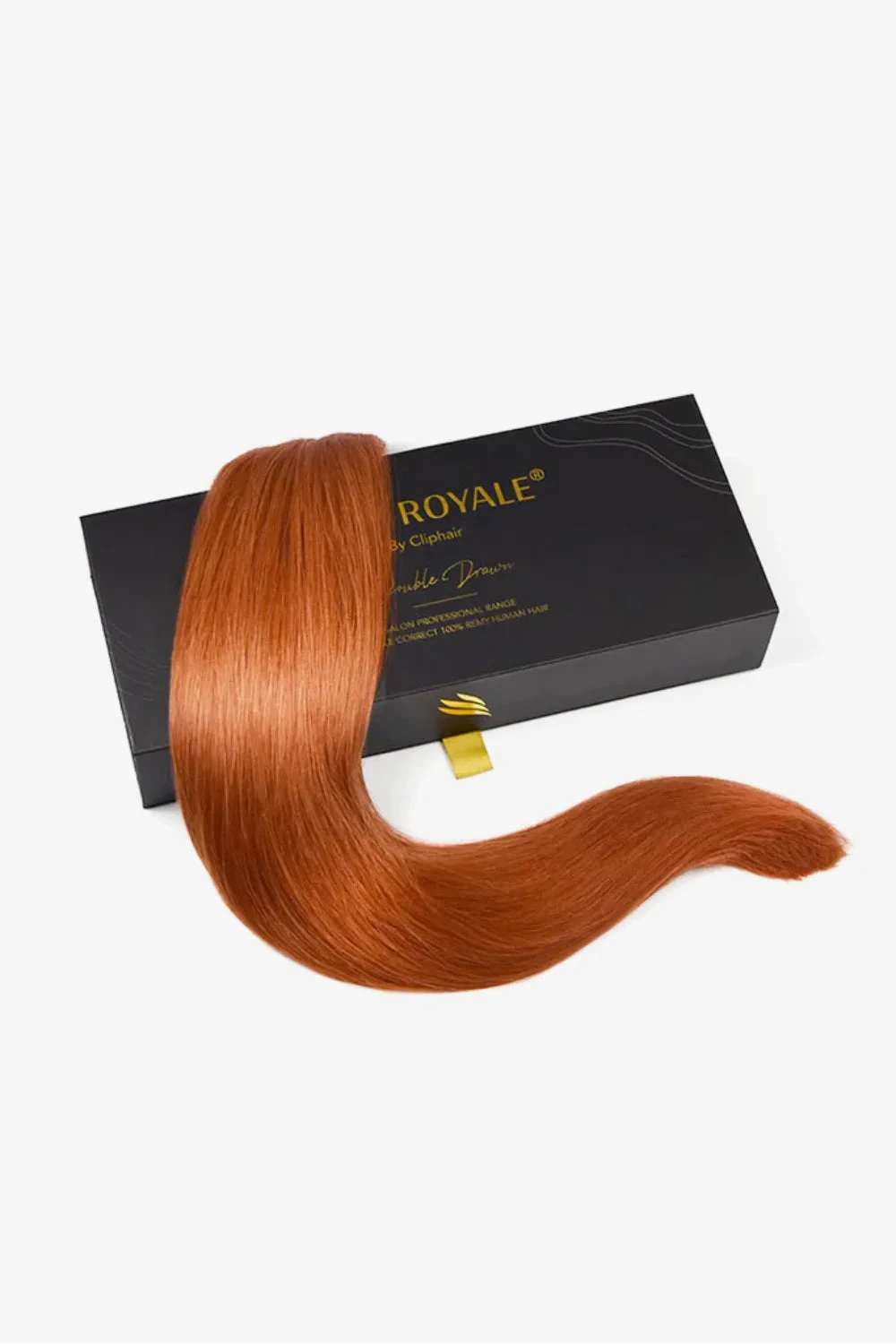 Remy Royale Double DrawnHuman Hair Weft WeaveExtensions - Cowgirl Copper (#350/33) - Image 3