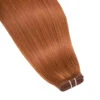 Flaming Ginger (#350) Remy Royale Flat Weft Hair Extensions