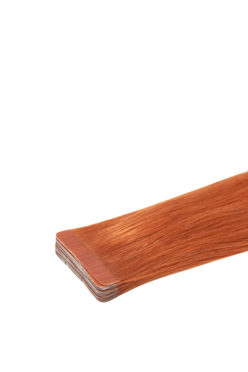 Remy Royale Double Drawn Tape Hair Extensions - Flaming Ginger (#350) - Image 2