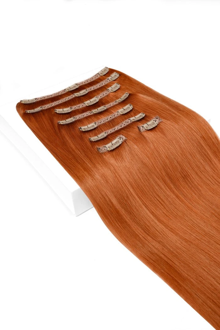 Flaming Ginger (#350) Ultra-Volume Clip In Full Head Set (240-300G) - Image 3