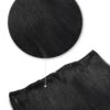 Jet Black (#1) One Piece Clip In Hair Extensions (Top-Up)