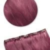 Plum/Cherry Red (#530) One Piece Clip In Hair Extensions (Top-Up)