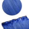 Blue One Piece Clip In Hair Extensions (Top-Up)
