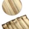 Natural Sandy Blonde (#12/16/613) One Piece Clip In Hair Extensions (Top-Up)