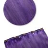Purple One Piece Clip In Hair Extensions (Top-Up)