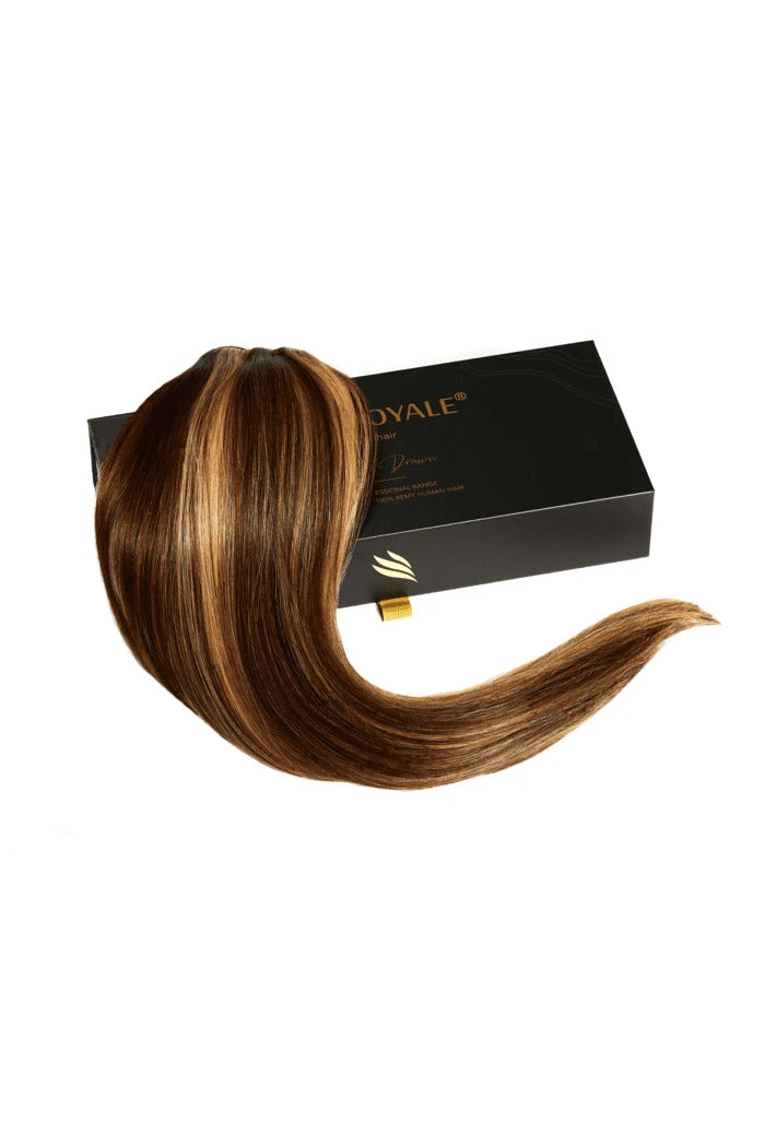 Chocolate Honey (#4/27) Remy Royale Double Drawn Weave Extensions - Image 3