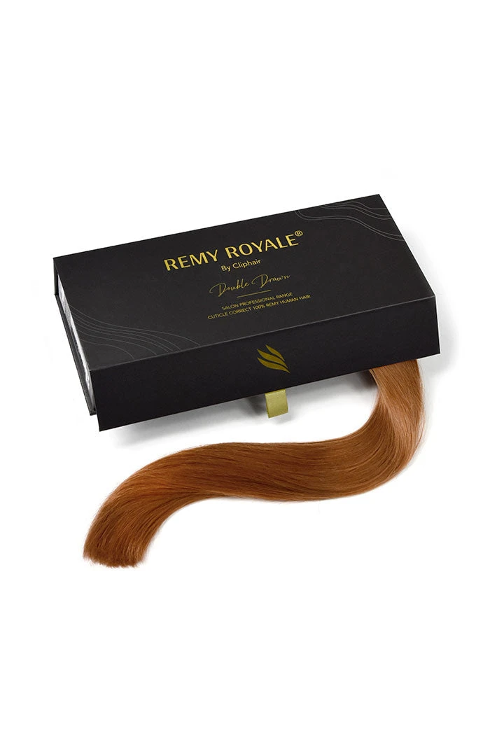 Flaming Ginger (#350) Remy Royale Seamless Clip In Hair Extensions - Image 4