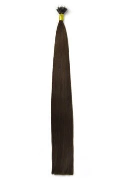 Medium Brown (#4) Nano Ring Hair Extensions