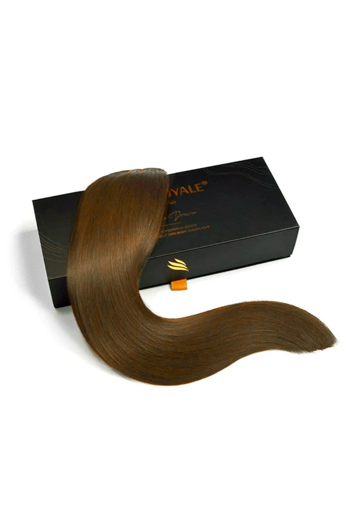 Toffee Brown (#5) Remy Royale Double Drawn Weave Extensions - Image 2