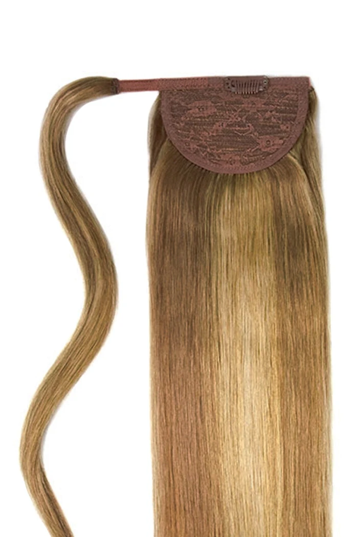Hazelnut Brondie (#6/27) Straight Up Wrap Around Ponytail Extension - Image 2