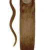 Light/Chestnut Brown (#6) Straight Up Wrap Around Ponytail