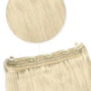 Lightest Blonde (#60) Quad Weft Clip In One Piece Hair Extensions
