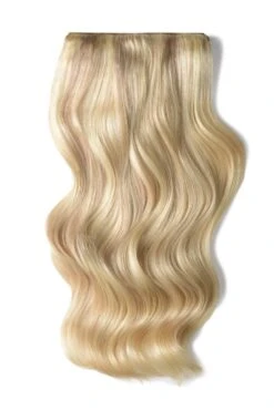 Double Wefted Full Head Remy Clip In Human Hair Extensions - BlondeMe (#60/SS)