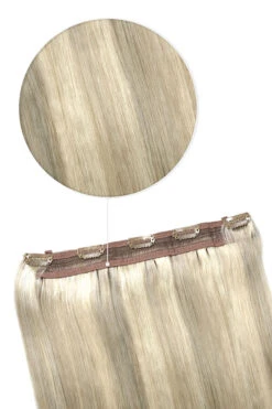 BlondeMe (#60/SS) Quad Weft Clip In One Piece Hair Extensions