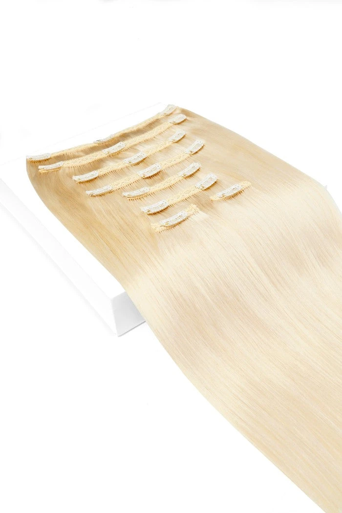 Lightest Blonde (#60) Ultra-Volume Clip In Full Head Set (240-300G) - Image 3