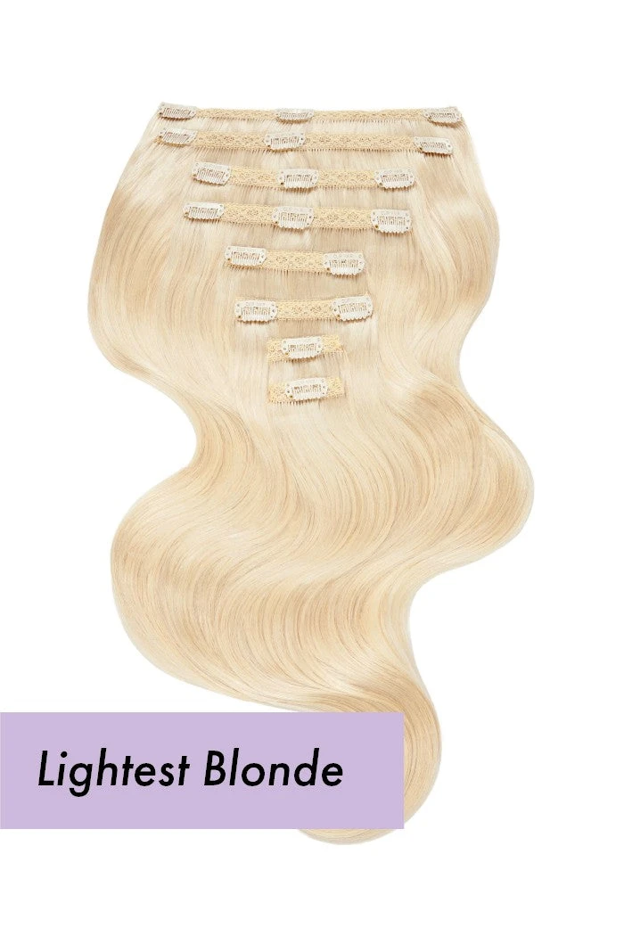 Lightest Blonde (#60) Ultra-Volume Clip In Full Head Set (240-300G) - Image 2